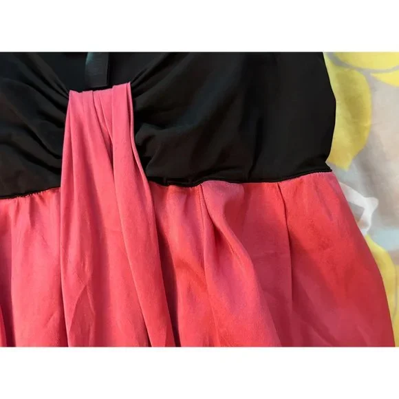 Donna Karan Black & Pink Silk Nightgown Size Small - Picture 6 of 6